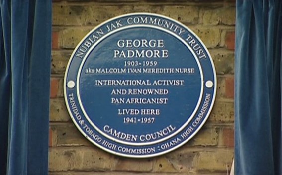 George Padmore Plaque