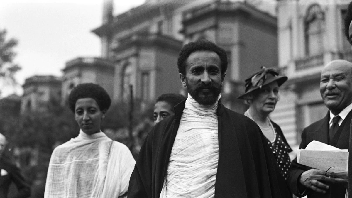 Haile Selassie and daughter