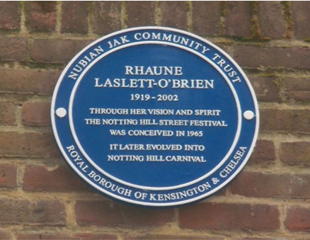 Rhaune Laslett -O Brien Plaque